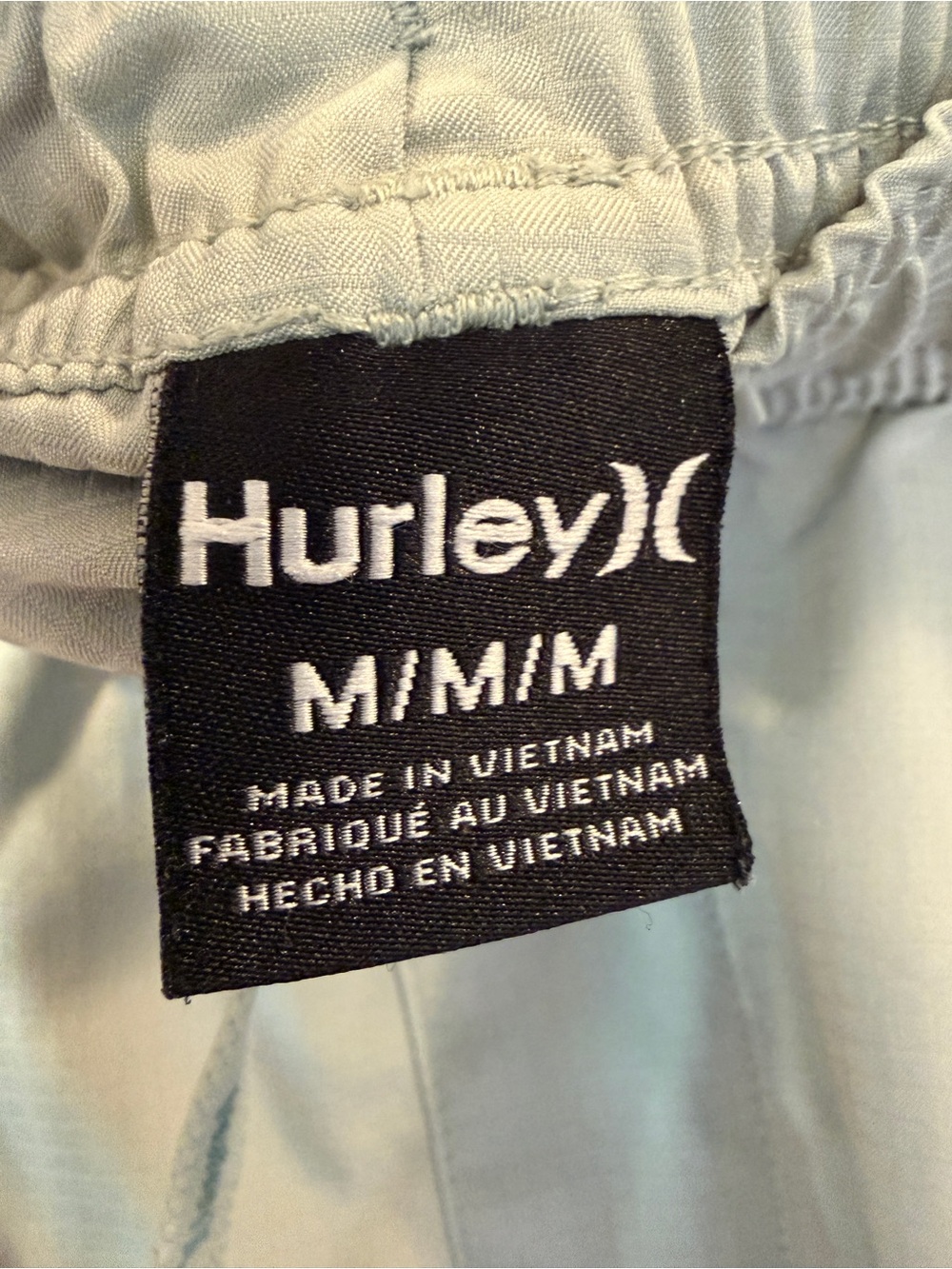 Hurley Light Sage Green Men’s Hybrid Shorts - Picture 5 of 8